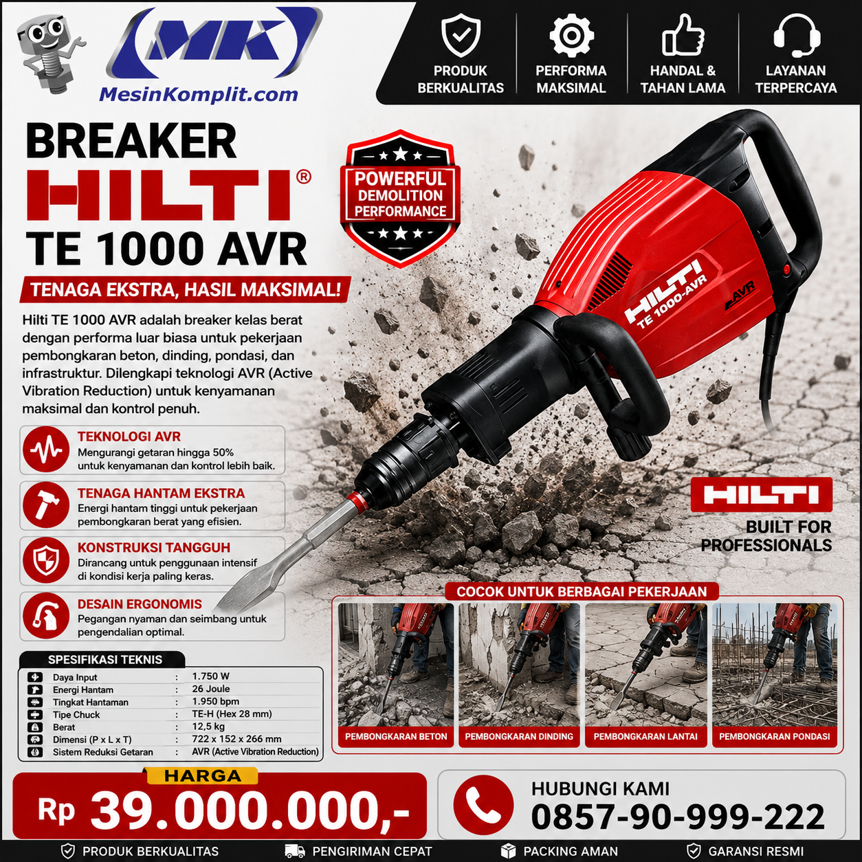 Jack Hammer Hilti TE...
